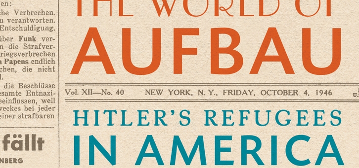 Cover of the World of Aufbau by Peter Schrag