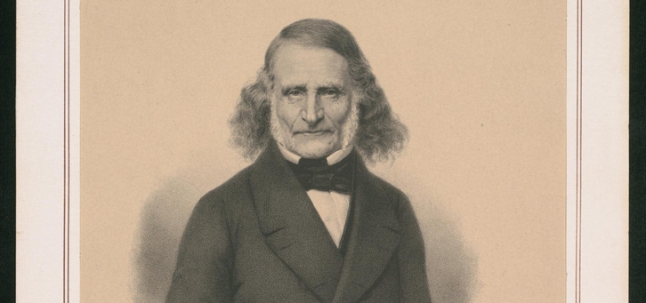 Portrait of Leopold Zunz by Carl Fischer